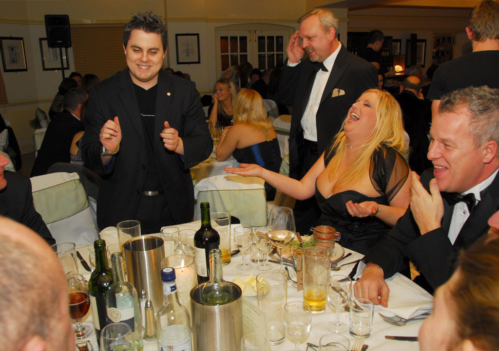 Hire a close-up magician for weddings, parties and events